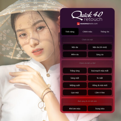 0 Cách cài đặt và sử dụng panel Quick Retouch hỗ trợ chỉnh da tự động (cả Windows và MacOS)