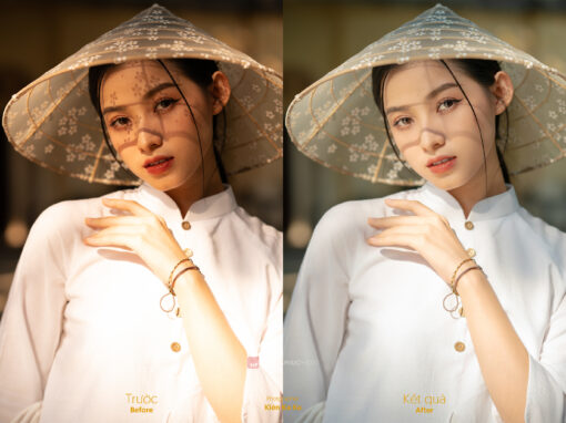 KKK09616 stock ao dai khanh linh Kien Ka Ka 2 Darkroom Profile - màu trong trẻo cho dạng ảnh cao cấp